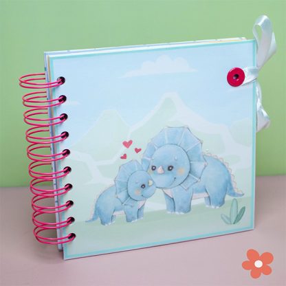 Kinder Notizbuch 15×15 cm – Dinosaurier-Design – Bild 4