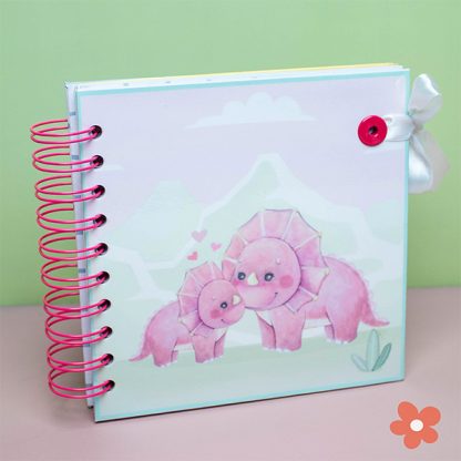 Kinder Notizbuch 15×15 cm – Dinosaurier-Design – Bild 8