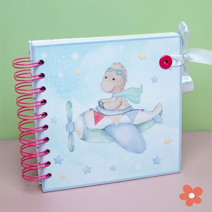 Kinder Notizbuch 15×15 cm – Dinosaurier-Design – Bild 6