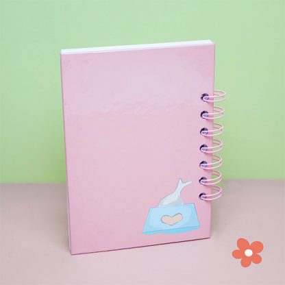 Geschenkset mit Hundemotiv "Pink" A6 – Bild 3