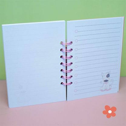 Geschenkset mit Hundemotiv "Pink" A6 – Bild 4