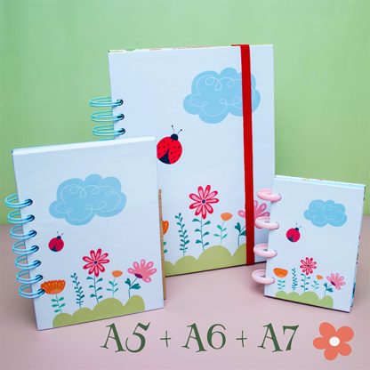 Geschenkset mit fröhlichen Marienkäfer- und Blumenmotiven – Bild 2