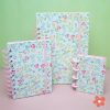 Set Florale Motive in Rosa