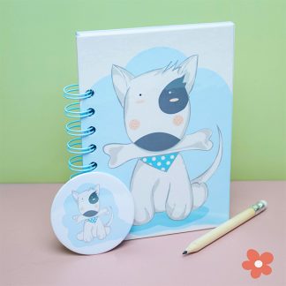 Geschenkset mit Hundemotiv „Blau“ A6