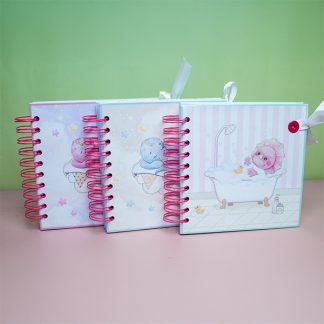 Kinder Notizbuch 15×15 cm – Dinosaurier-Design