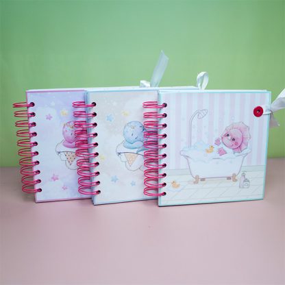 Kinder Notizbuch 15×15 cm – Dinosaurier-Design